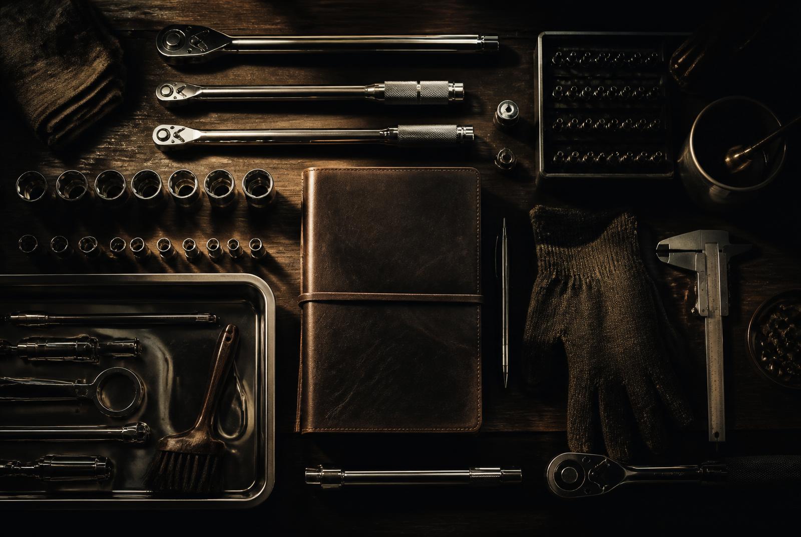 Diagnostic tools and repair equipment in the shop